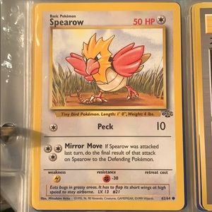 Spearow 1999 Pokémon card